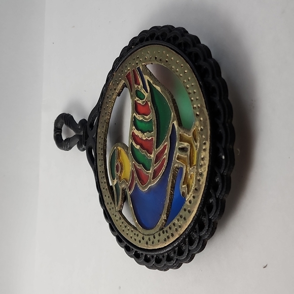 Trivet with Stained Glass Duck - Picture 2 of 5